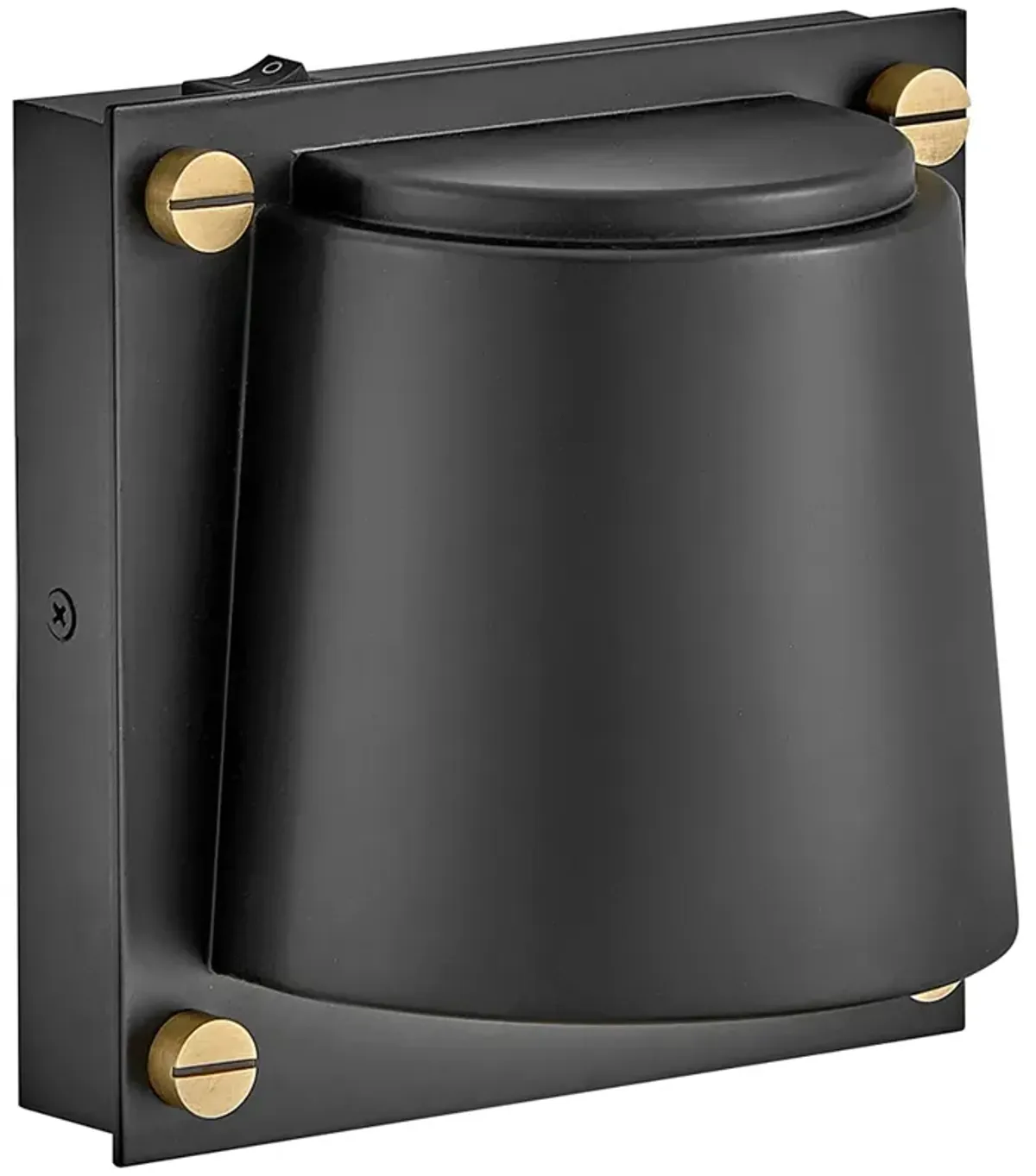 Hinkley Scout 6 3/4" High Black Metal LED Wall Sconce