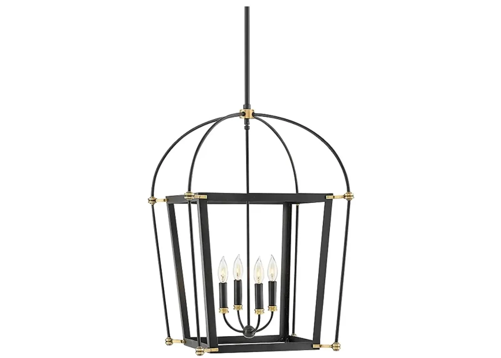 Hinkley Selby 20" Wide Black Metal 4-Light Pendant