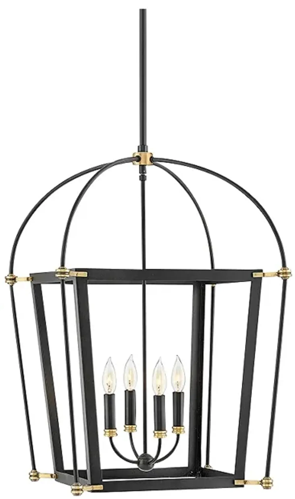 Hinkley Selby 20" Wide Black Metal 4-Light Pendant