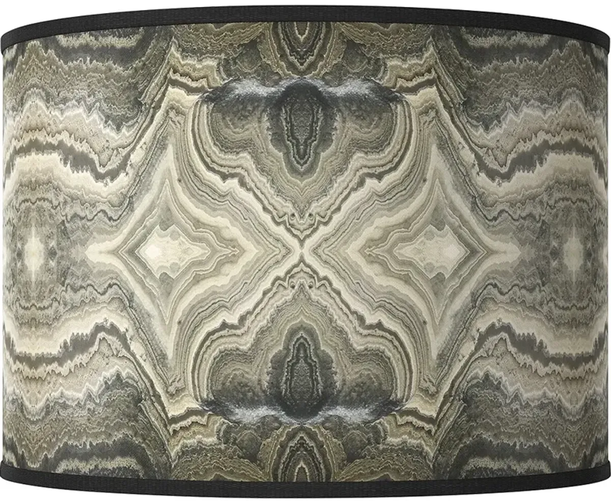 Sprouting Marble Giclee Drum Lamp Shade 15.5x15.5x11 (Spider)