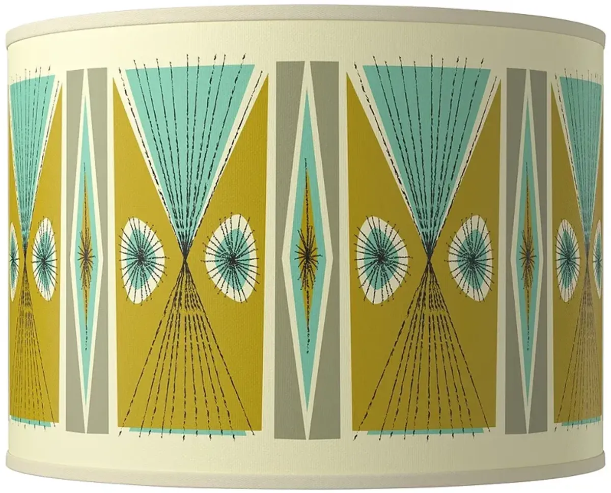 Vernaculis Iii Giclee Round Drum Lamp Shade 15.5x15.5x11 (Spider)