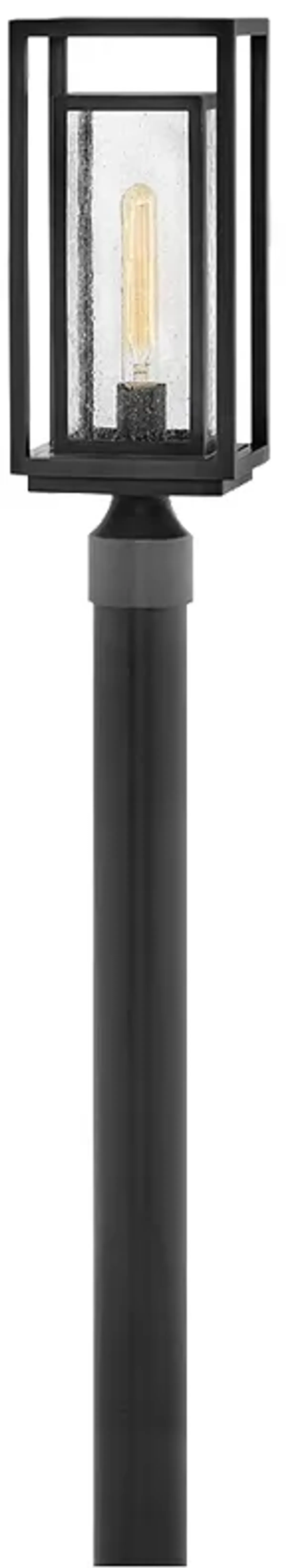 Republic 17" High Black 5 Watts Outdoor Post Light