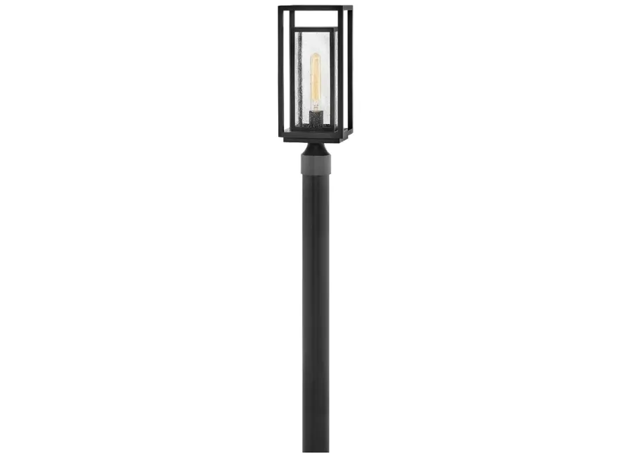 Republic 17" High Black 5 Watts Outdoor Post Light