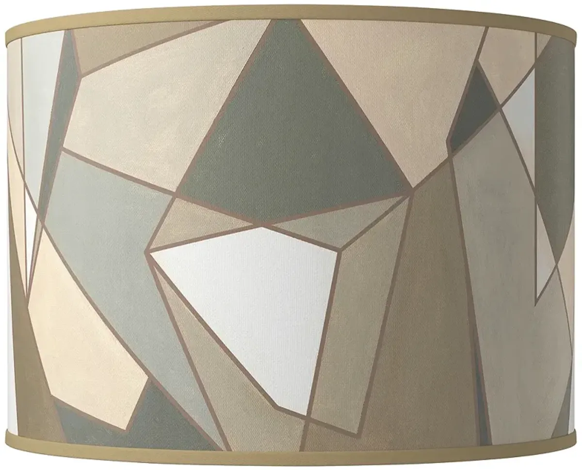 Modern Mosaic I Giclee Round Drum Lamp Shade 15.5x15.5x11 (Spider)