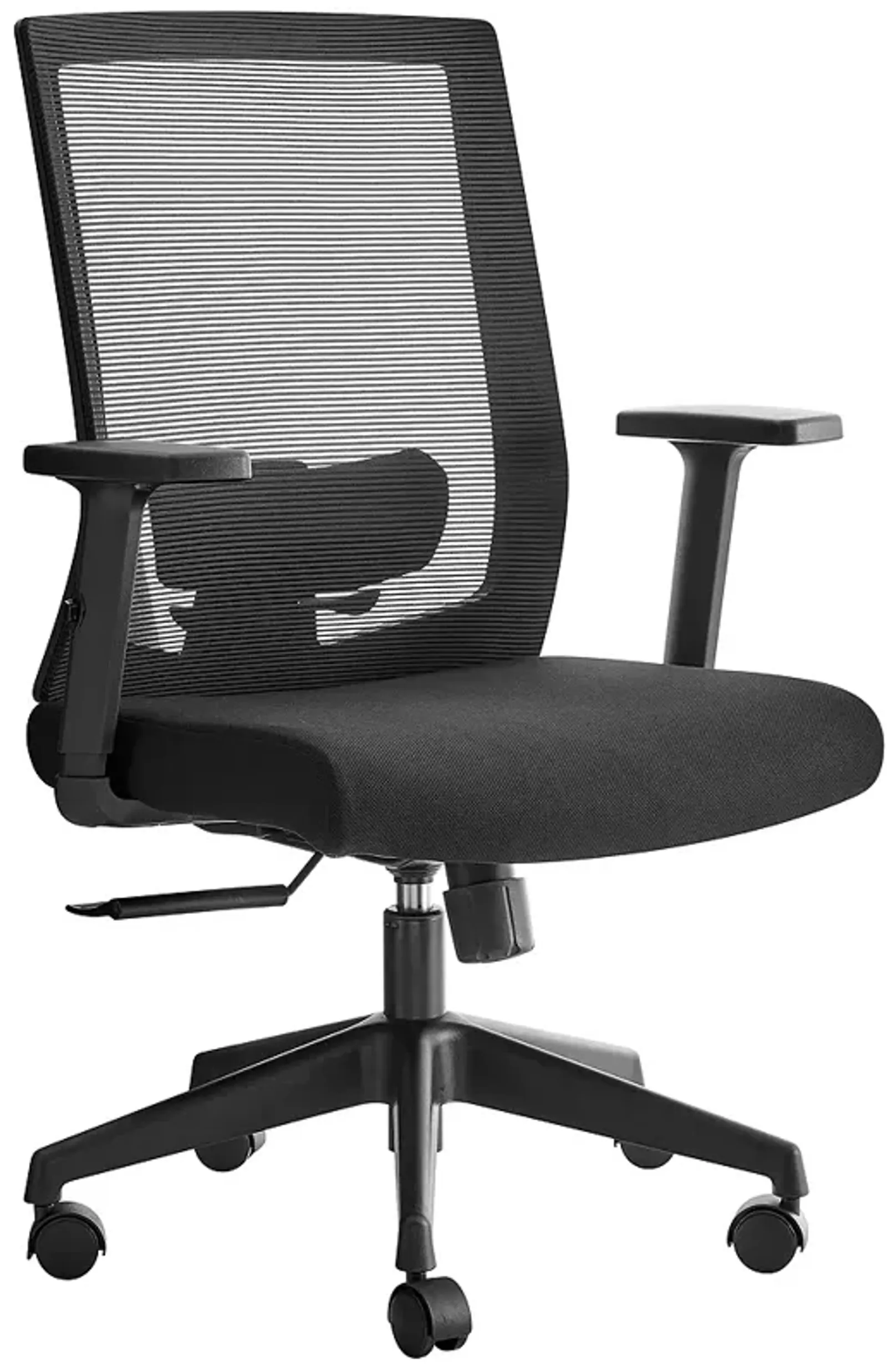 Dahl Black Fabric Adjustable Office Chair