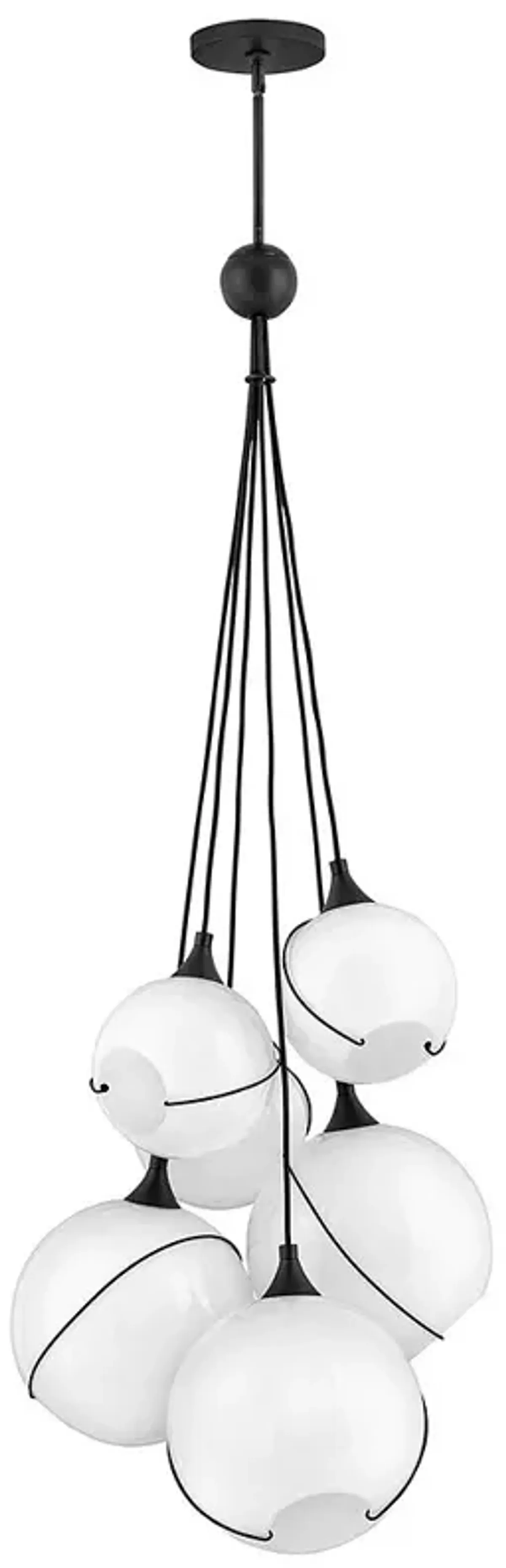 Skye 24" Wide Black Chandelier by Hinkley Lighting