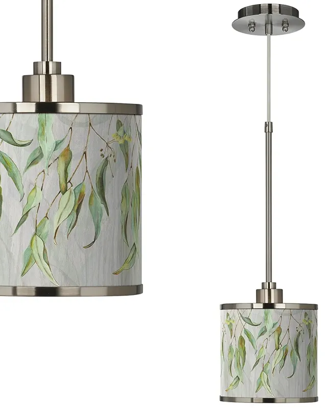 Eucalyptus Giclee Glow Mini Pendant Light