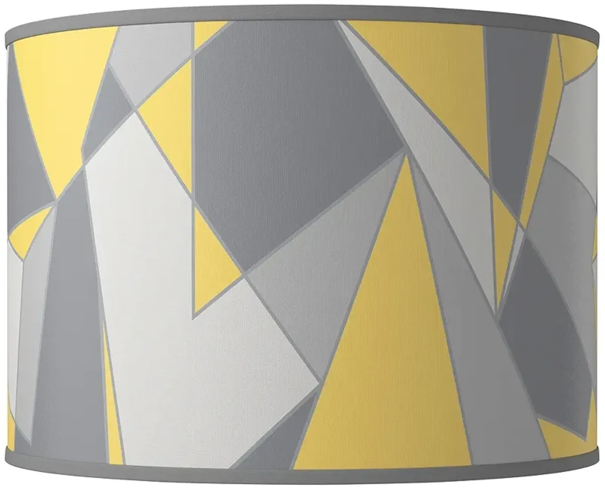 Modern Mosaic Ii Giclee Round Drum Lamp Shade 15.5x15.5x11 (Spider)