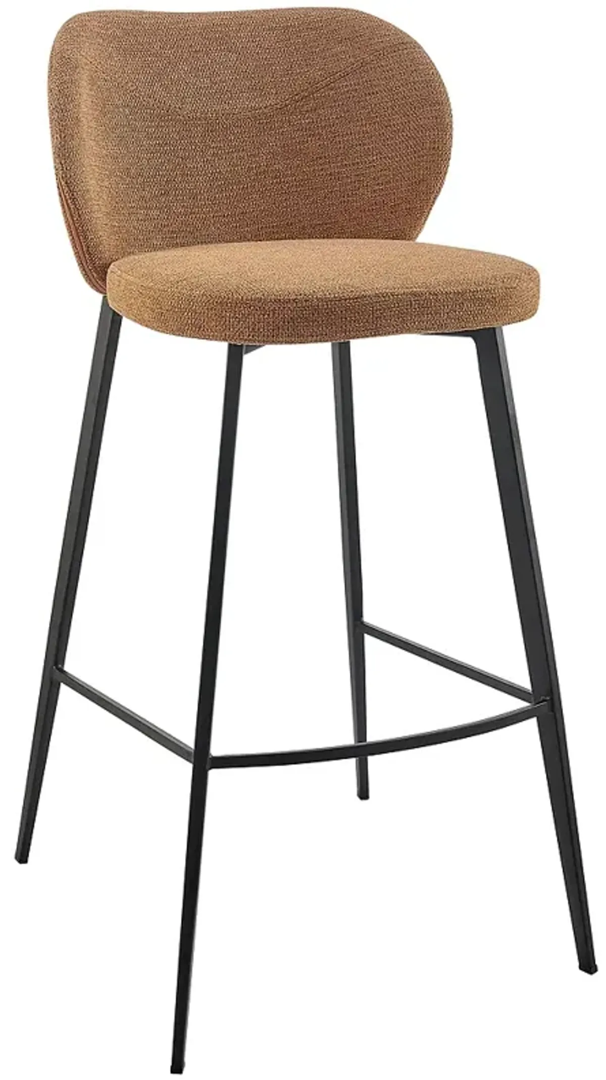 Markus 30 1/2" Rust Fabric Bar Stool