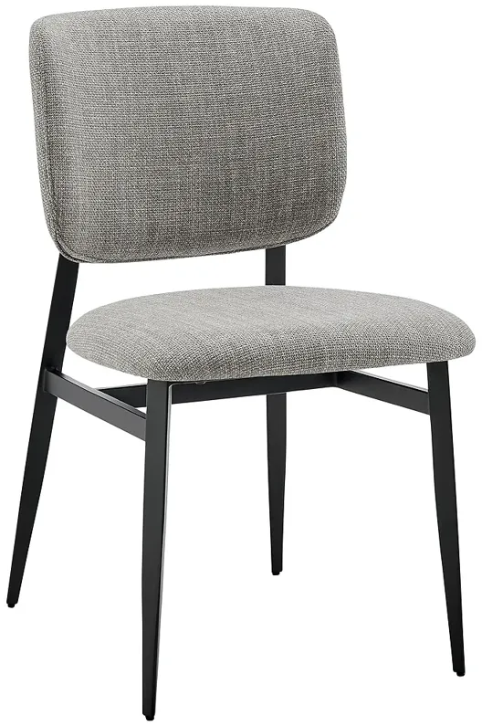 Felipe Gray Linen Fabric Side Chair