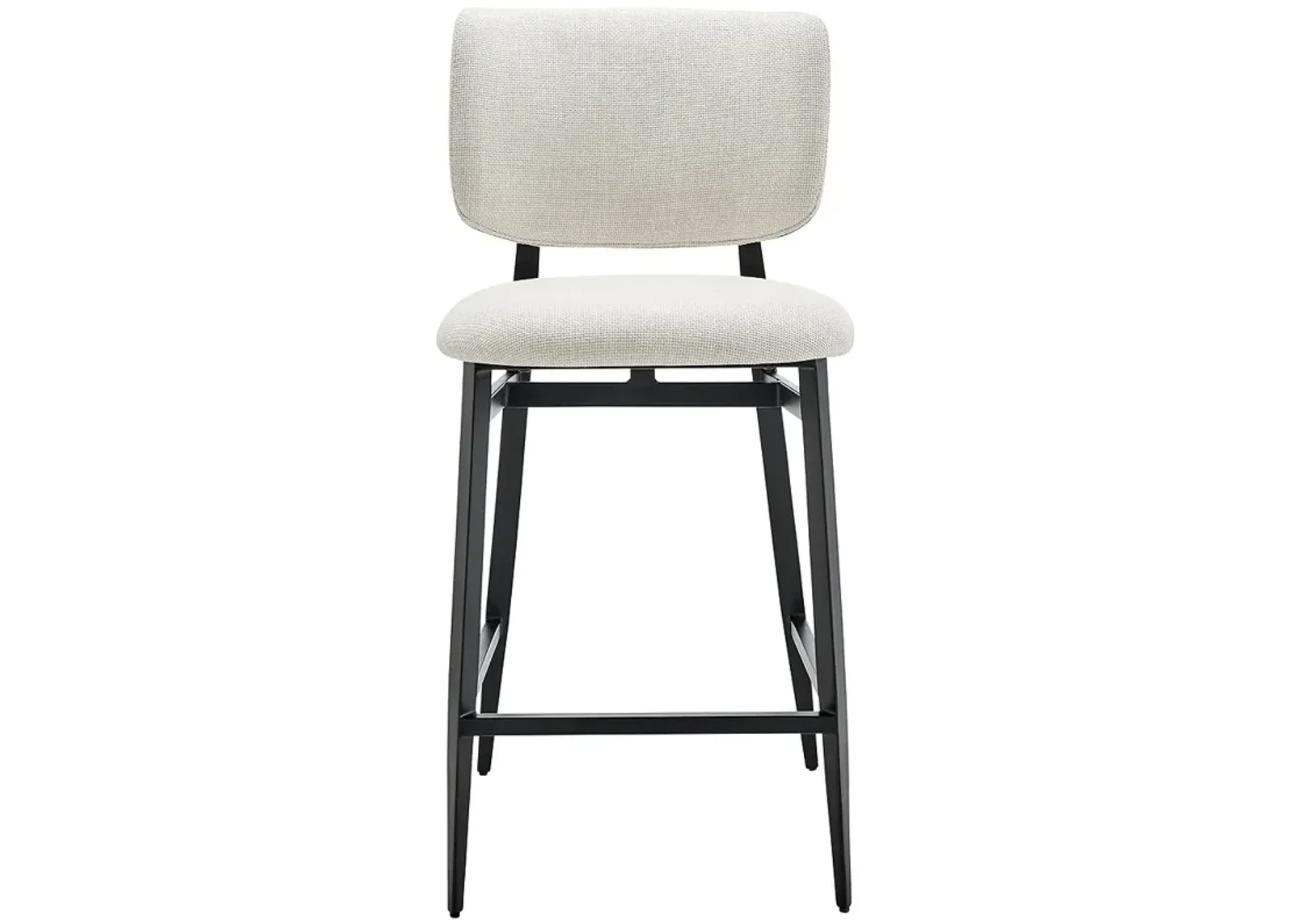 Felipe 26 1/2" Beige Fabric Counter Stool