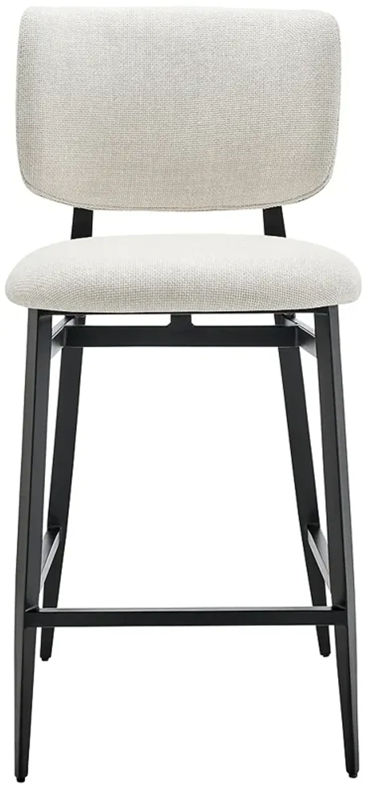 Felipe 26 1/2" Beige Fabric Counter Stool