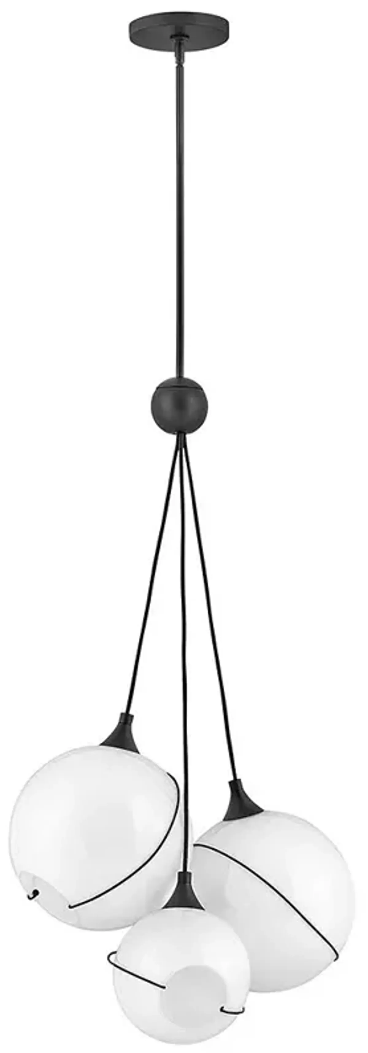 Skye 18 1/4" Wide Black Chandelier by Hinkley Lighting