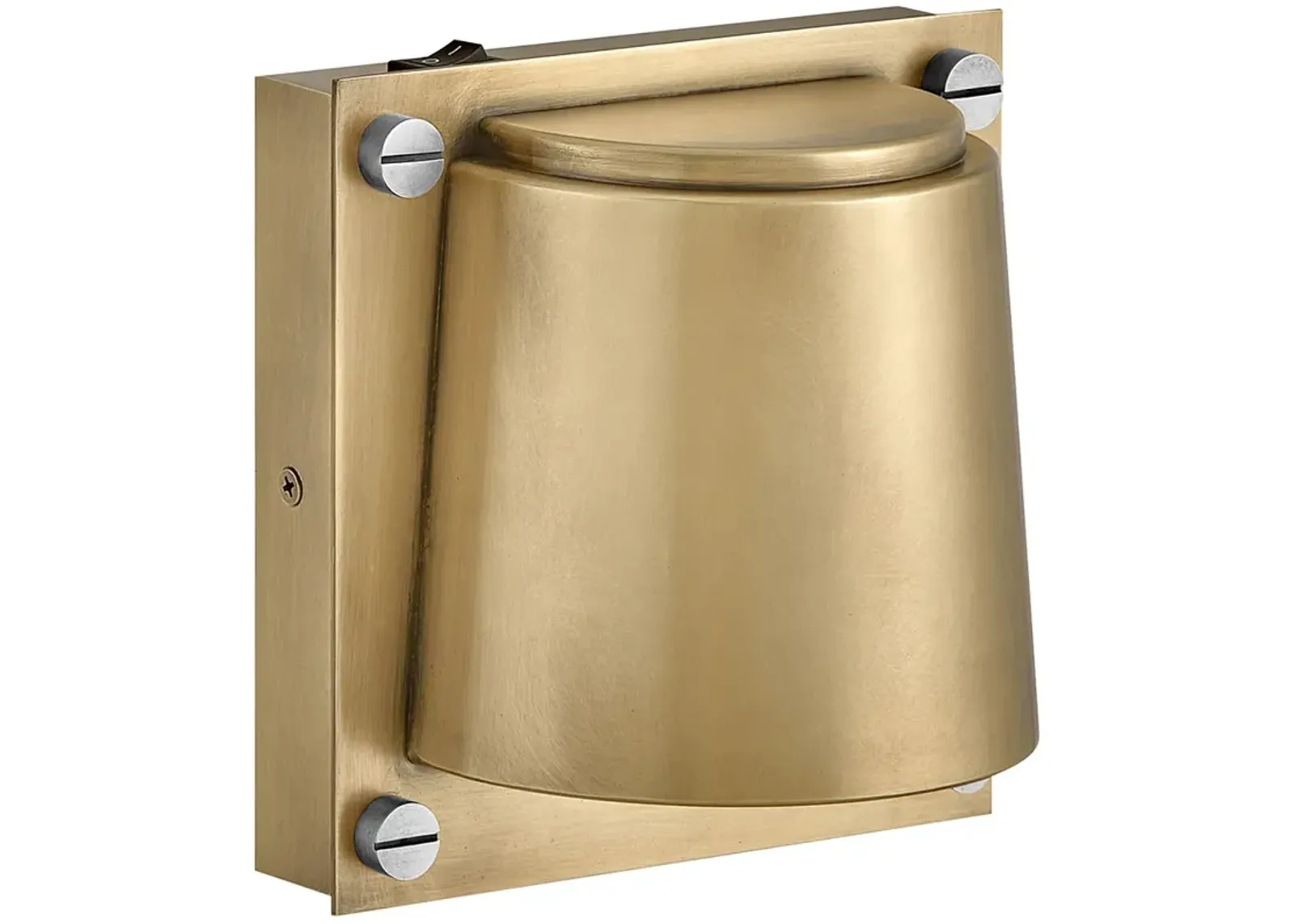 Hinkley Scout 6 3/4" High Heritage Brass LED Wall Sconce