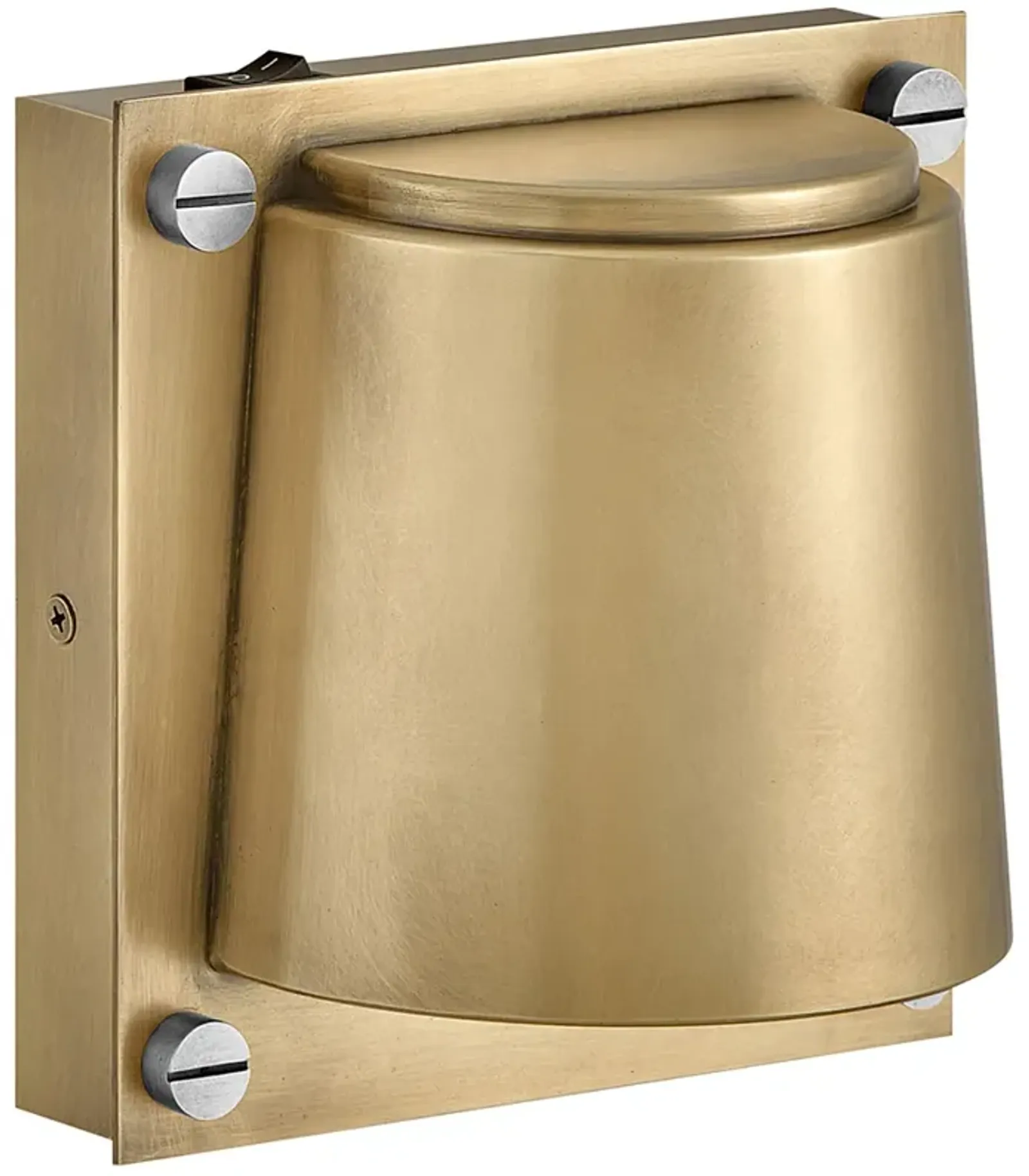 Hinkley Scout 6 3/4" High Heritage Brass LED Wall Sconce