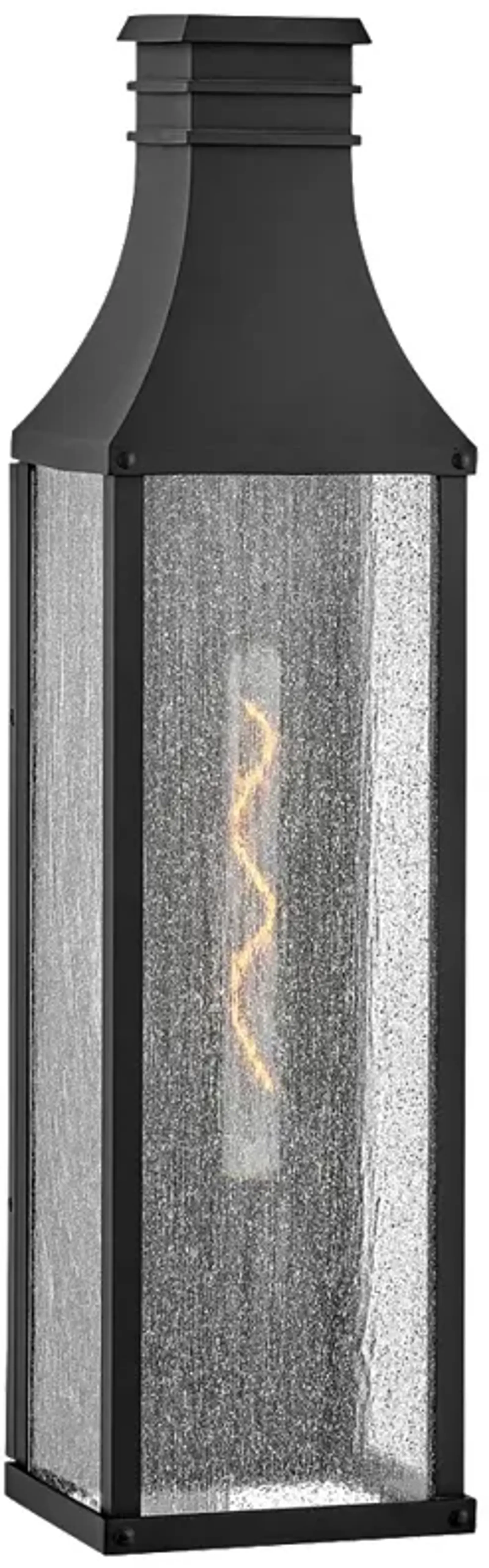 Hinkley Beacon Hill 30"H Museum Black LED Outdoor Wall Light