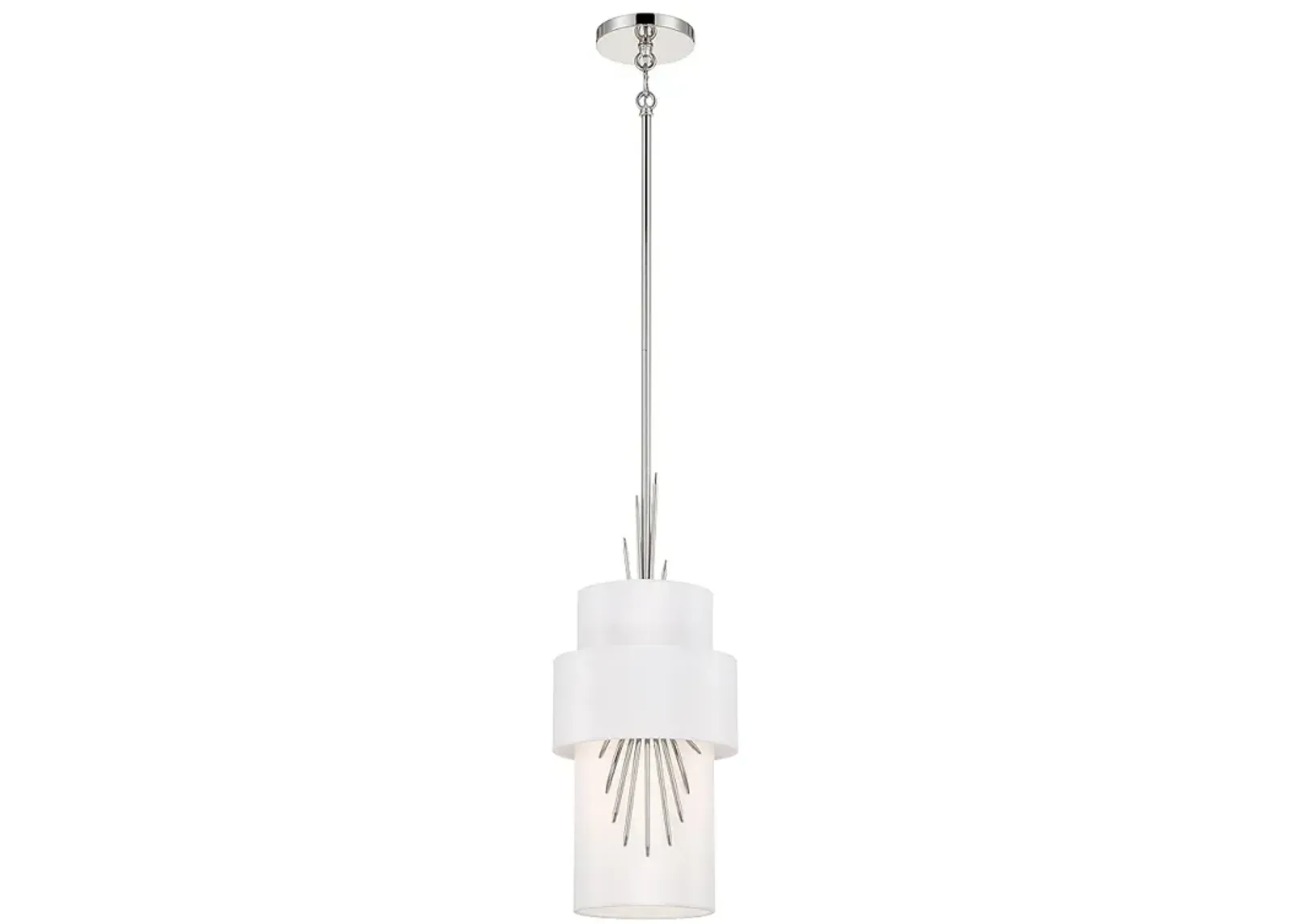 George Kovacs Gramercy 1-Light Polished Nickel Pendant