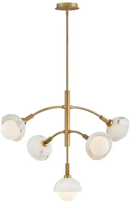 Hinkley - Chandelier Phoebe Large Multi Tier- Heritage Brass