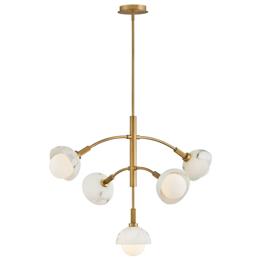 Hinkley - Chandelier Phoebe Large Multi Tier- Heritage Brass