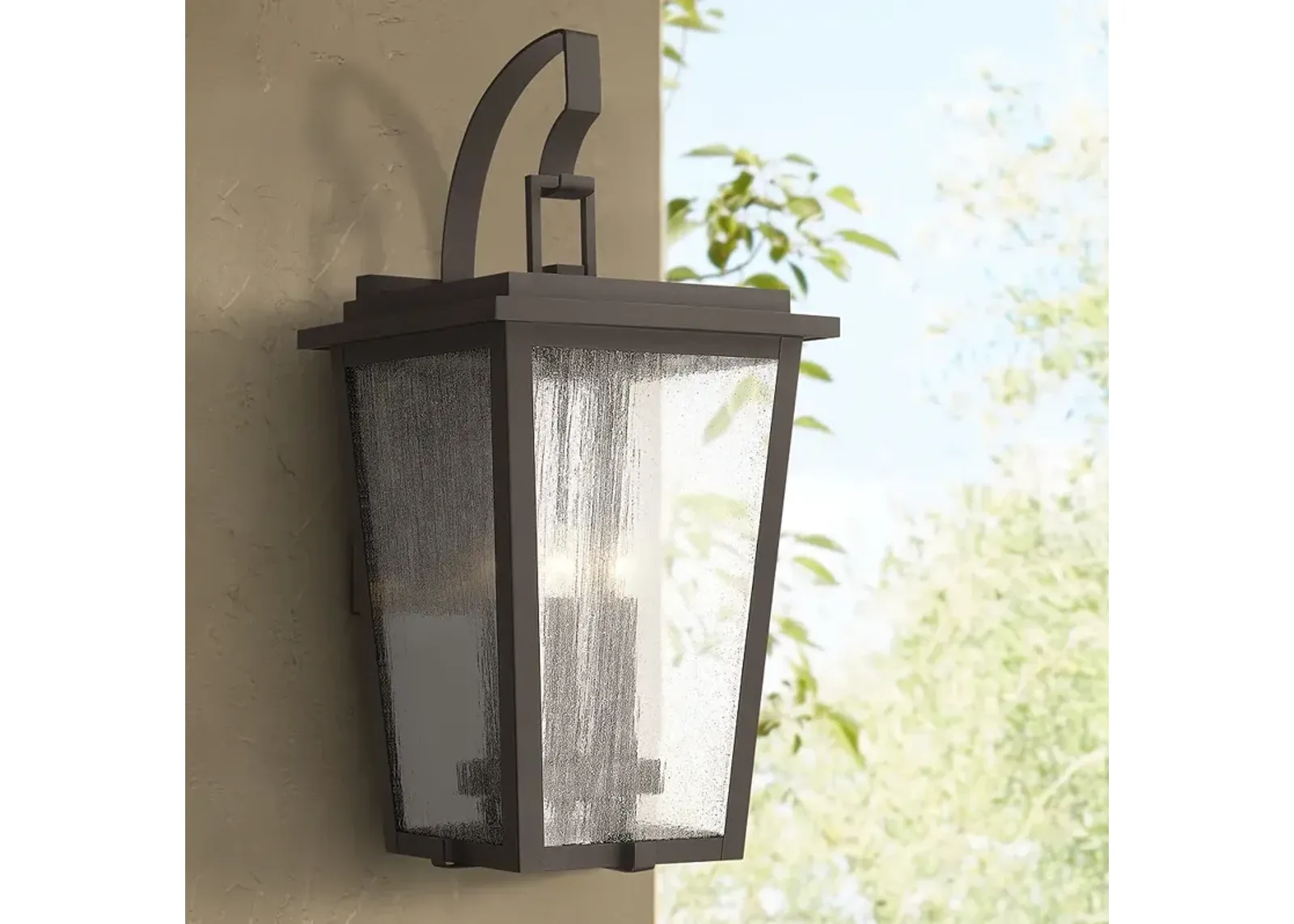 Cantebury 32" High Sand Coal Outdoor Wall Light