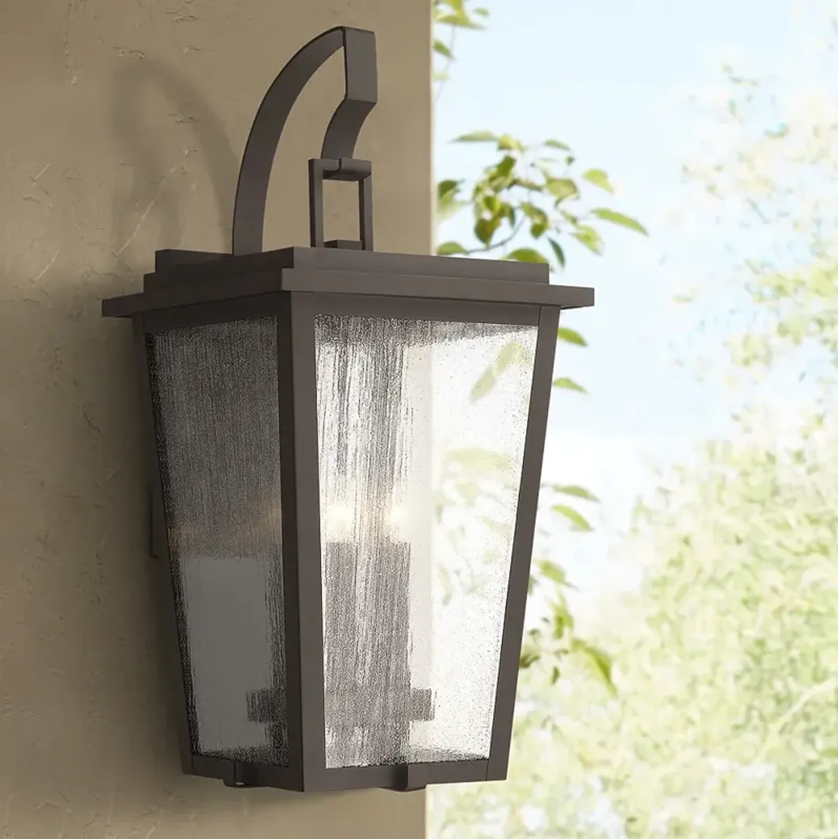 Cantebury 32" High Sand Coal Outdoor Wall Light