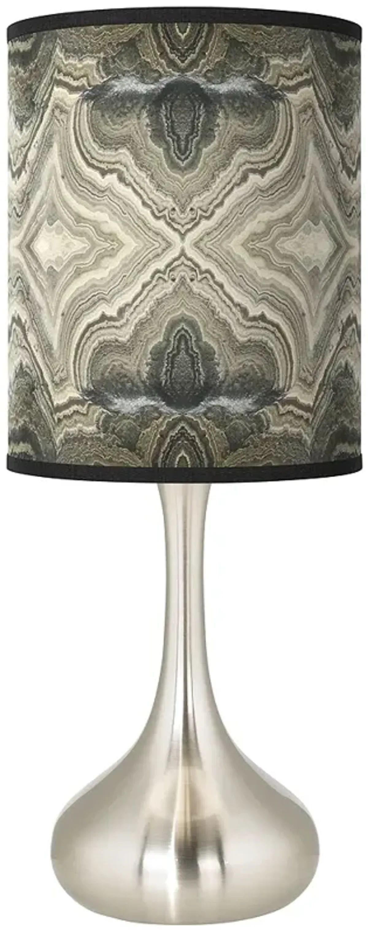 Giclee Glow Droplet 23 1/2" Sprouting Marble Shade Modern Table Lamp