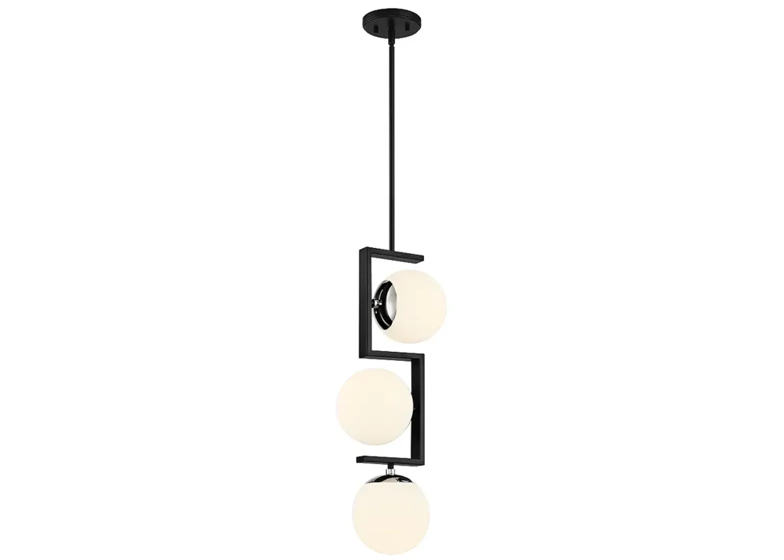 George Kovacs Alluria II 3-Light Coal Finish Pendant