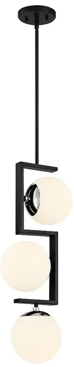 George Kovacs Alluria II 3-Light Coal Finish Pendant