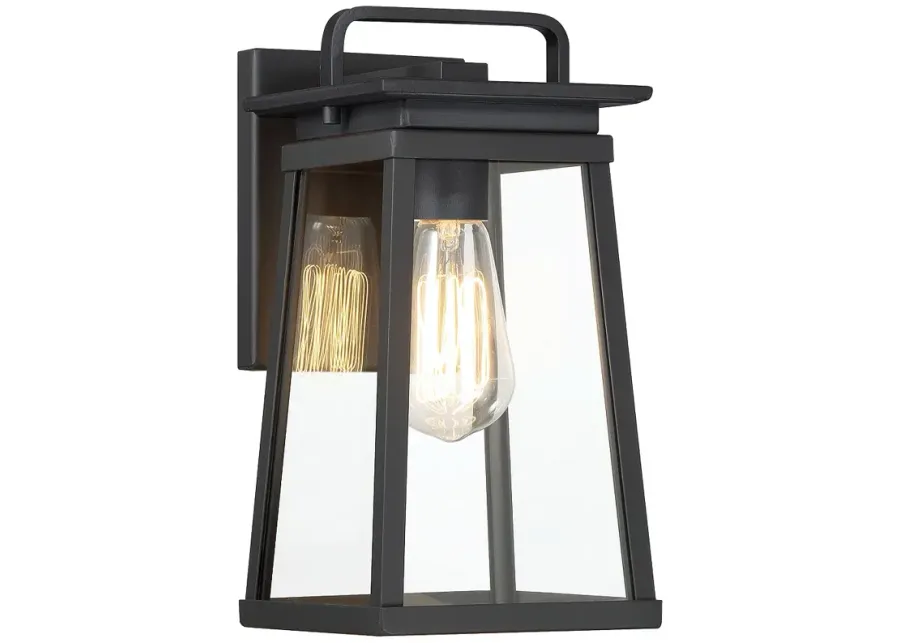 The Great Outdoors Isla Vista 1-Light Black Outdoor Wall Mount