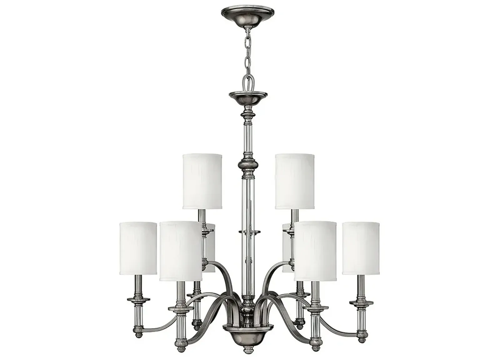 Sussex 32" Wide Nickel Chandelier by Hinkley Lighting