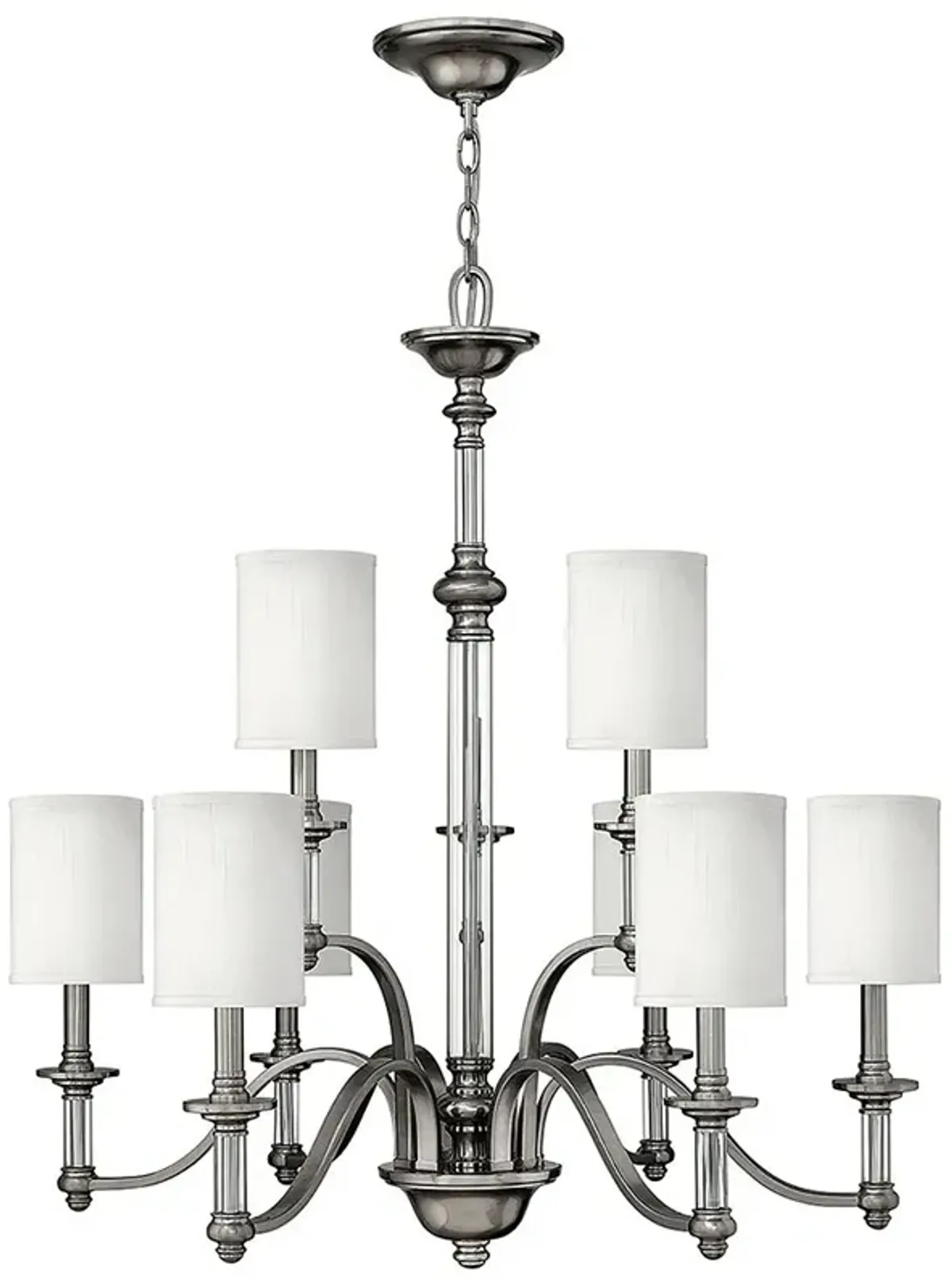 Sussex 32" Wide Nickel Chandelier by Hinkley Lighting