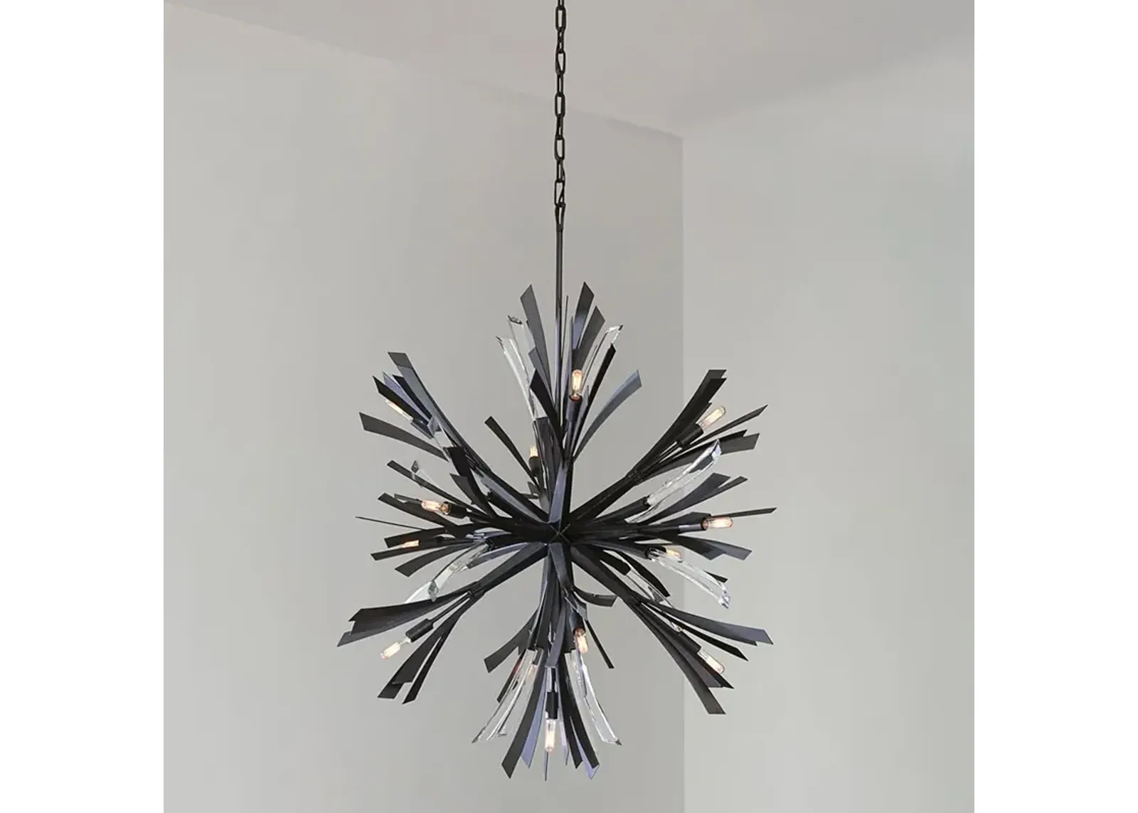 Hinkley Vida 36" Wide Brushed Graphite 13-Light Orb Chandelier