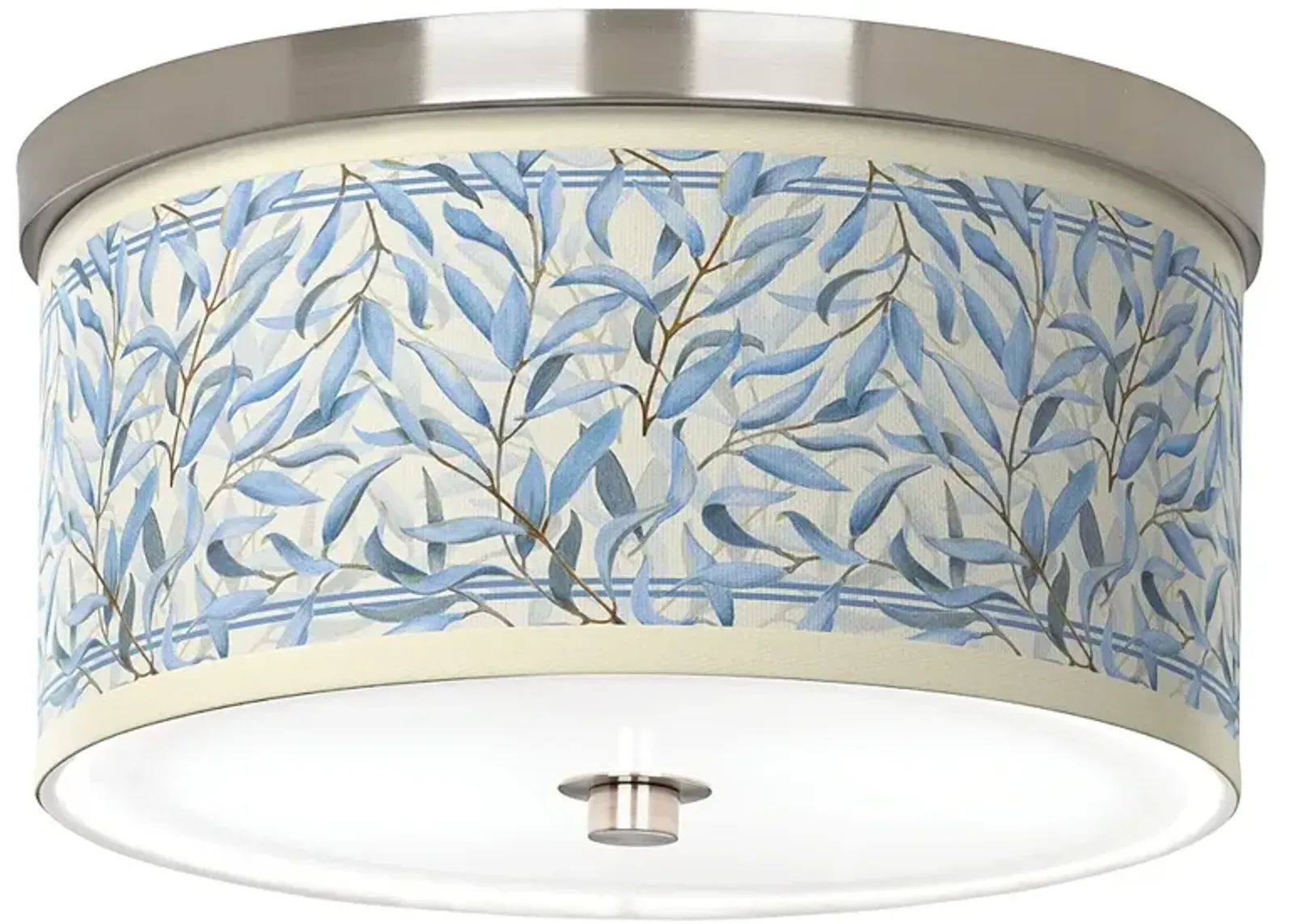 Amity Giclee Nickel 10 1/4" Wide Ceiling Light