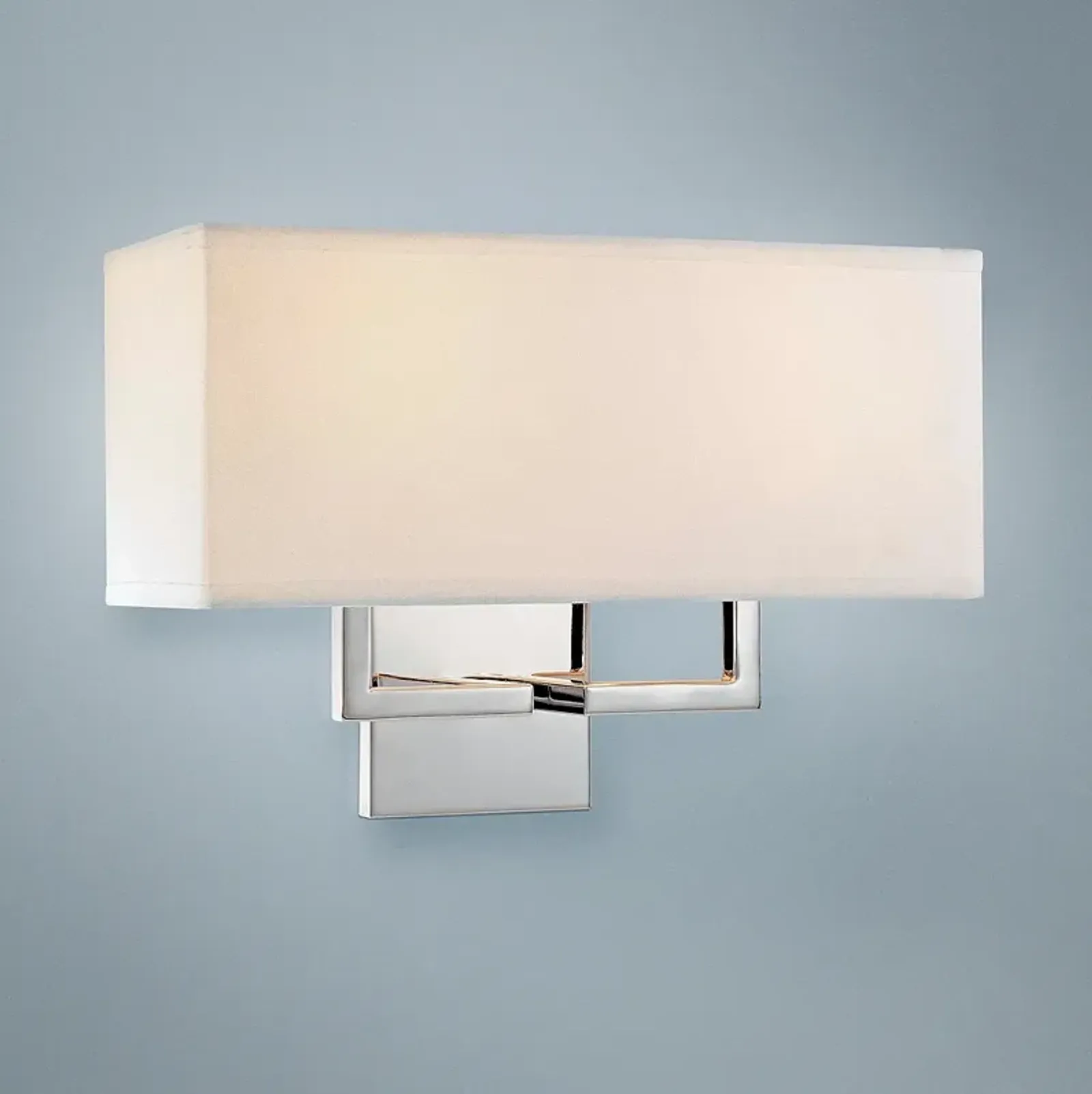 George Kovacs Rectangle Chrome 11" High Wall Sconce