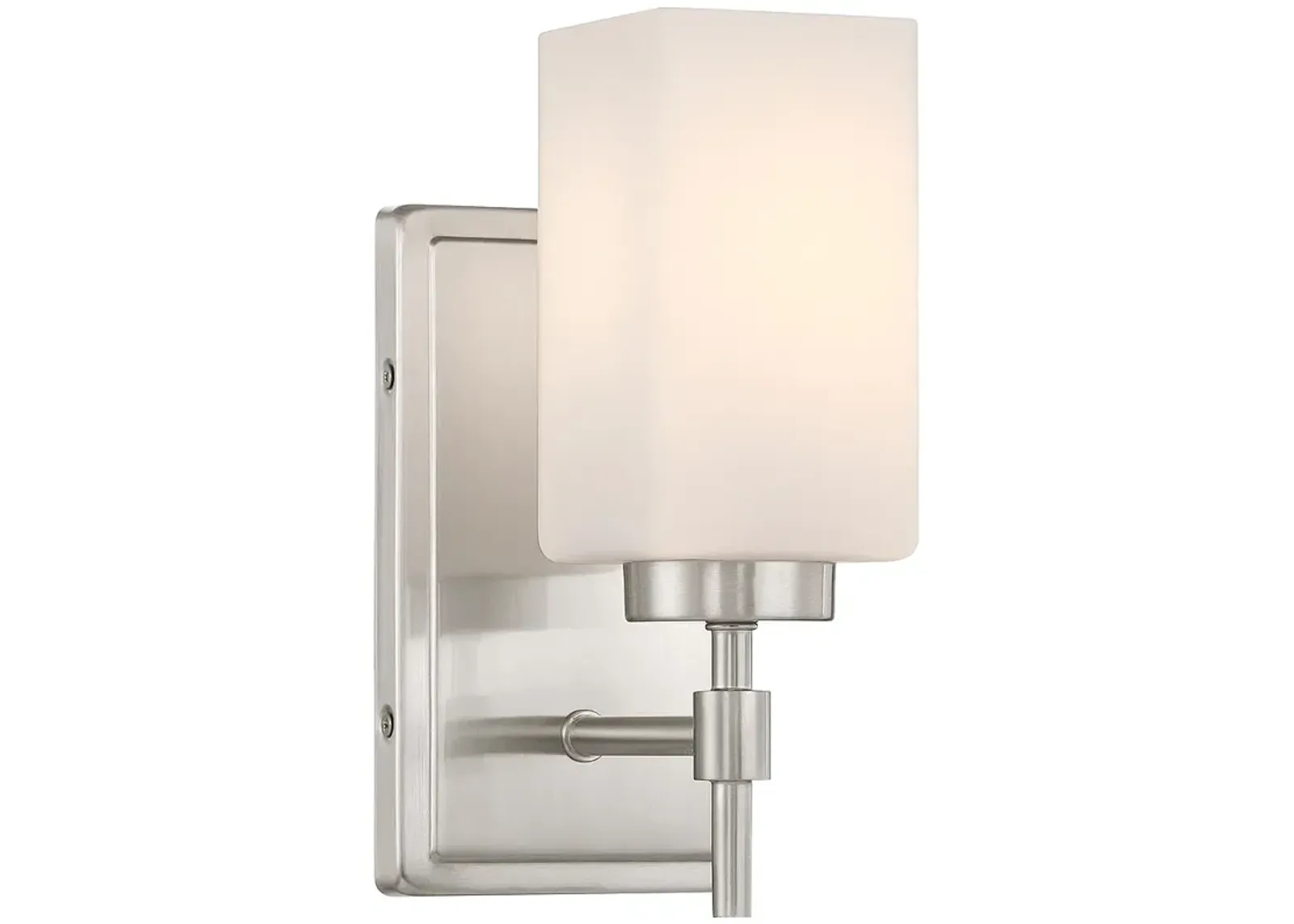 Possini Euro Salo 9 3/4" High Brushed Nickel Wall Sconce