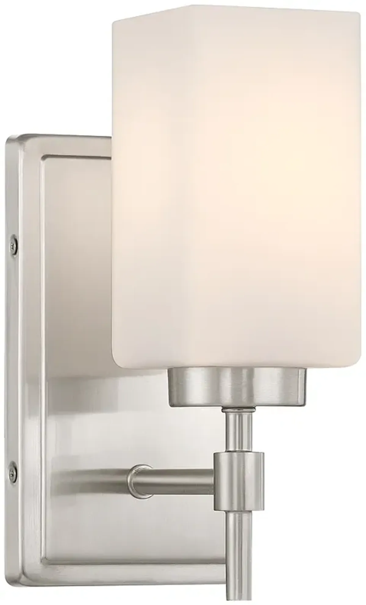 Possini Euro Salo 9 3/4" High Brushed Nickel Wall Sconce