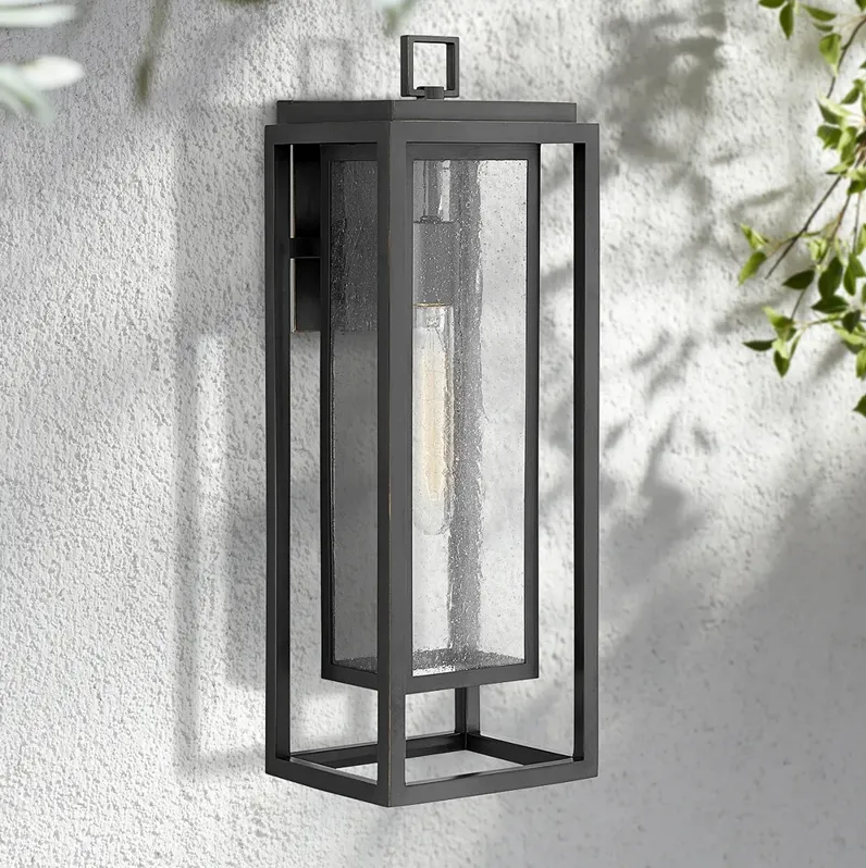 Hinkley Republic 20" High Oil Rubbed Bronze Outdoor Wall Light