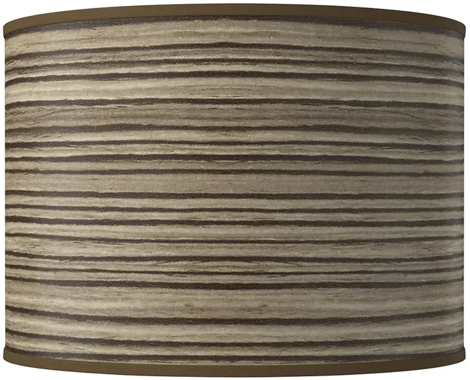 Cedar Zebrawood Giclee Round Drum Lamp Shade 15.5x15.5x11 (Spider)