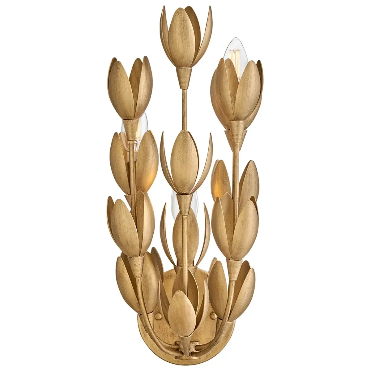 HINKLEY SCONCE FLORA Large Sconce Burnished Gold