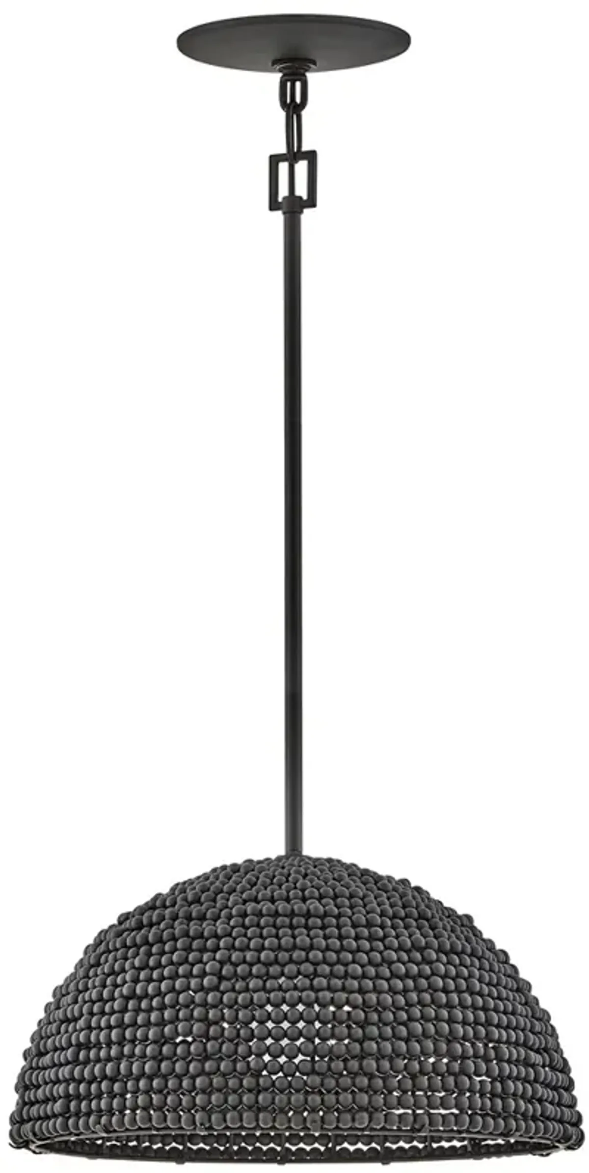 Hinkley Dalia 20" Wide Black Dome Pendant Light