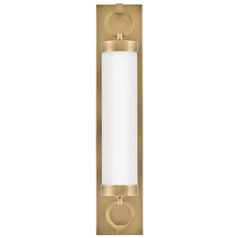 HINKLEY BATH BAYLOR Medium LED Vanity Heritage Brass