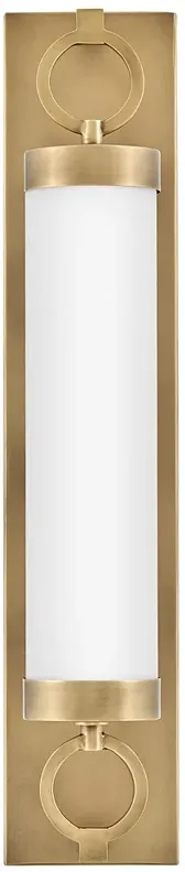 HINKLEY BATH BAYLOR Medium LED Vanity Heritage Brass