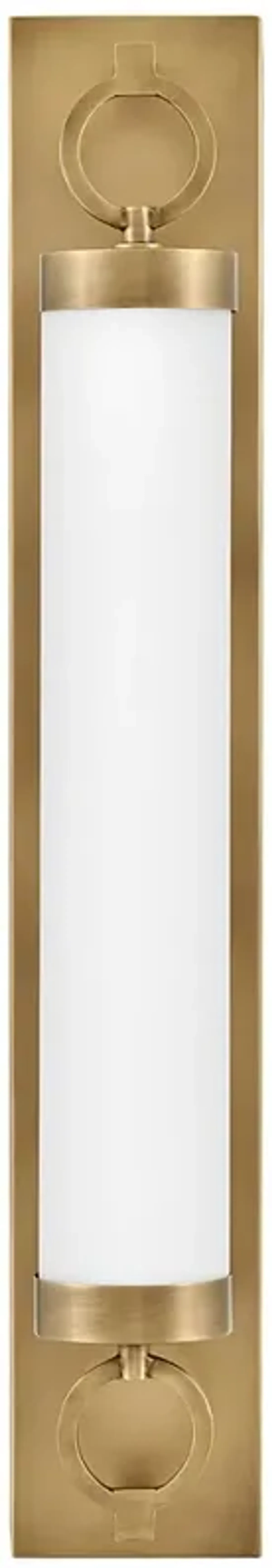 HINKLEY BATH BAYLOR Large LED Vanity Heritage Brass