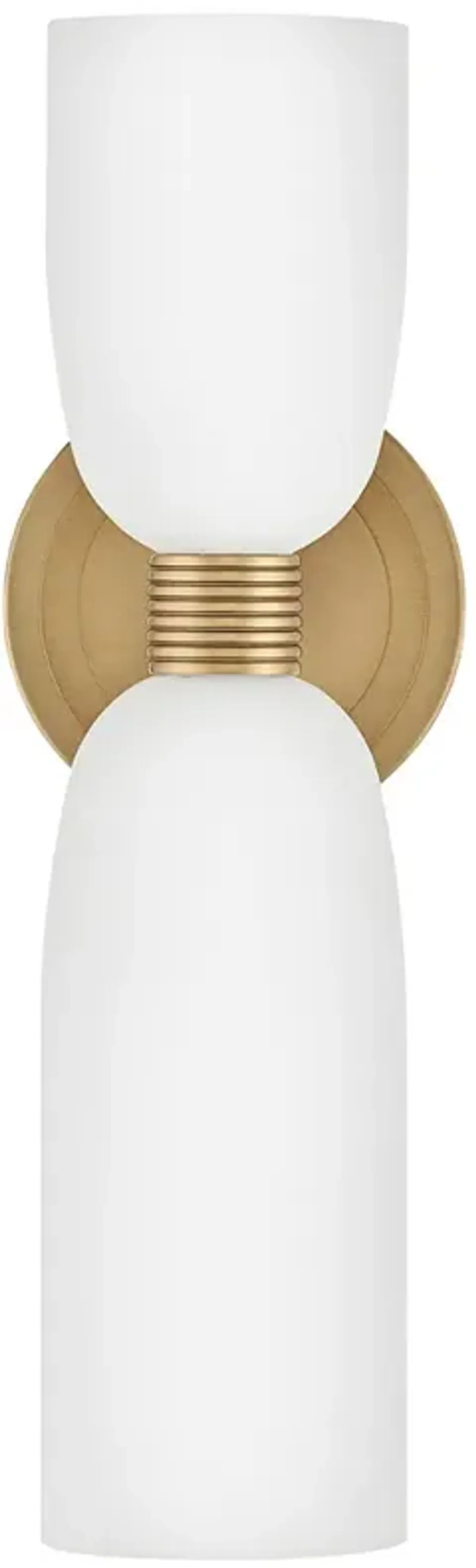 HINKLEY BATH TALLULAH Medium Two Light Sconce Lacquered Brass