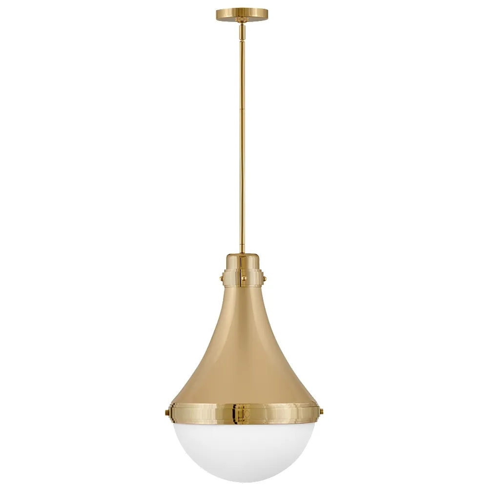 Pendant Oliver-Medium Pendant-Bright Brass