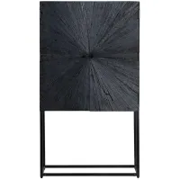 Crestview Collection Obsidian Bar Cabinet