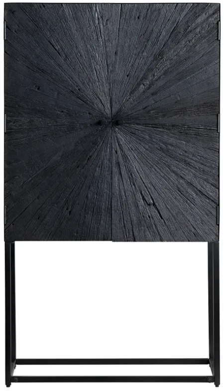 Crestview Collection Obsidian Bar Cabinet