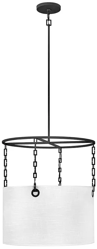 Tribeca 24" Wide Black Chandelier by Hinkley Lighting