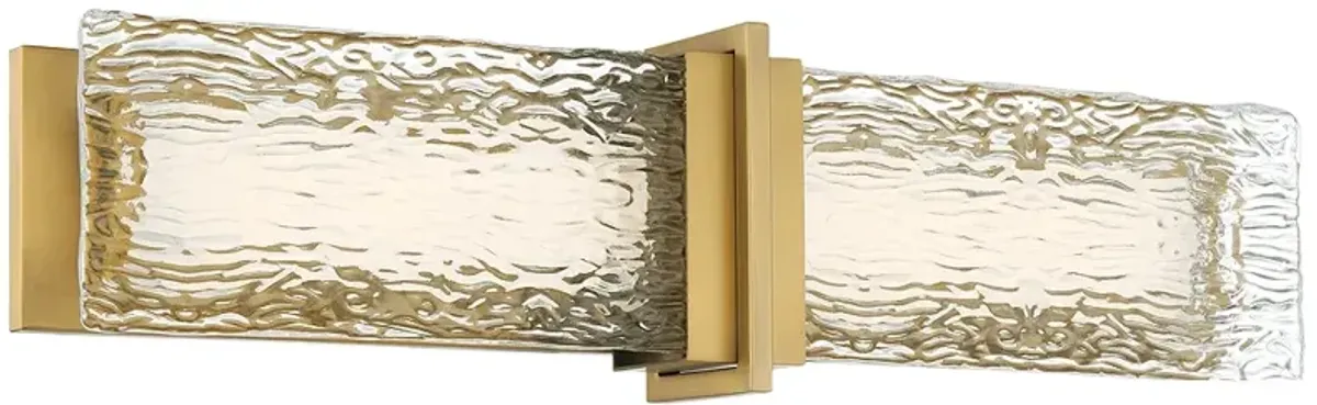 Lumina 26" Wide Legacy Brass LED Vanity Bath Light