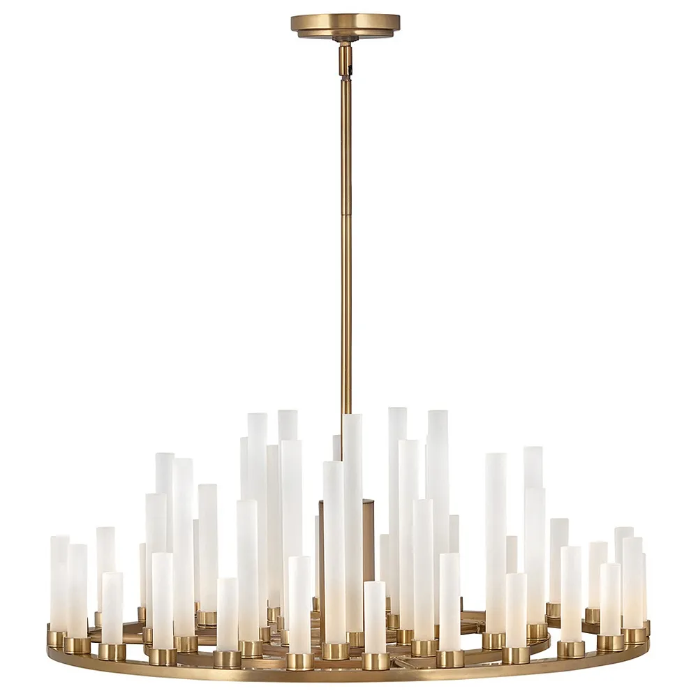 Hinkley Trinity 27 1/4" Wide Brass Modern LED Ring Chandelier